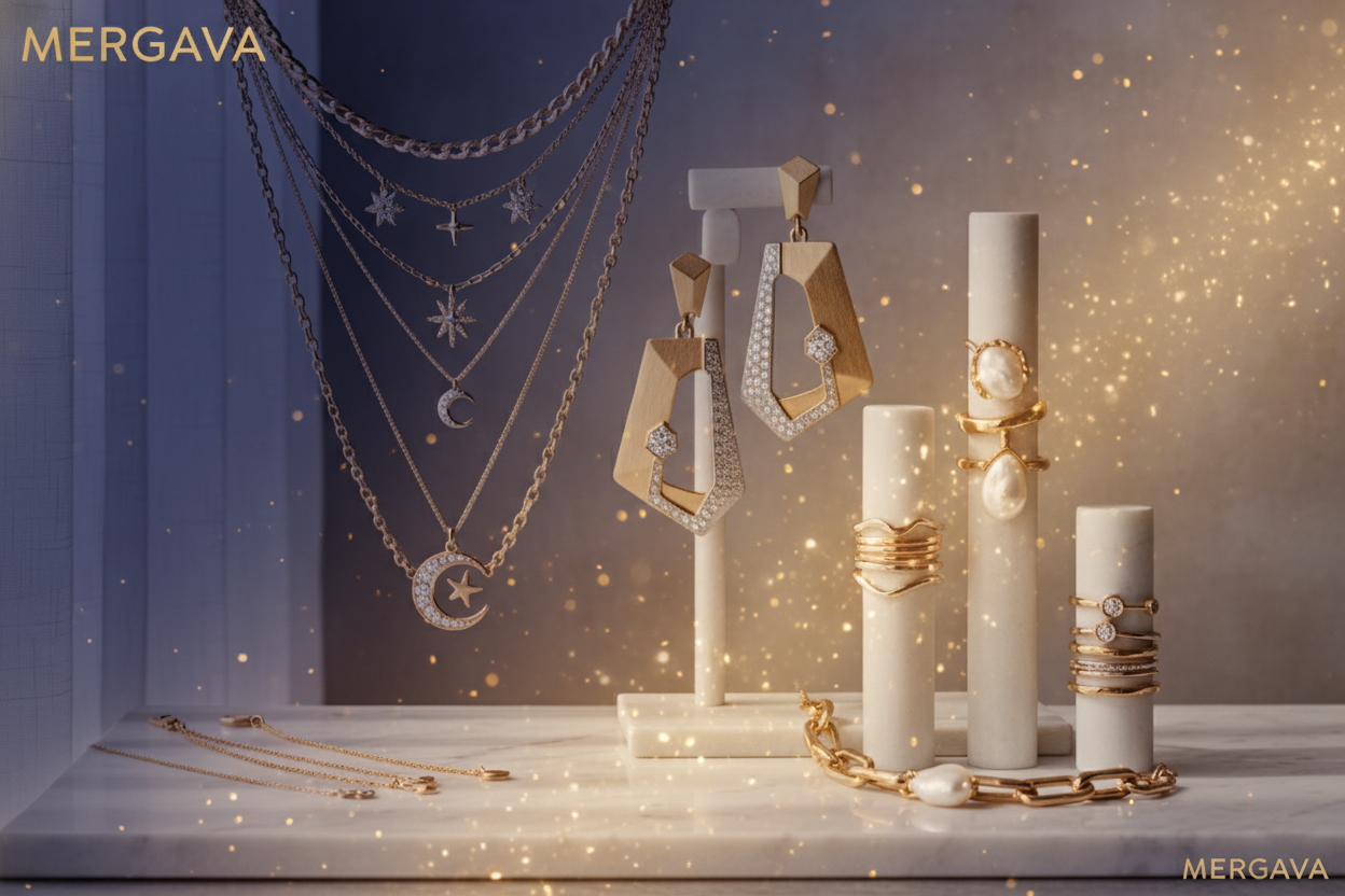 luxury woman's jewelry collection 