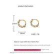 Pearl Circle Hoop Earrings
