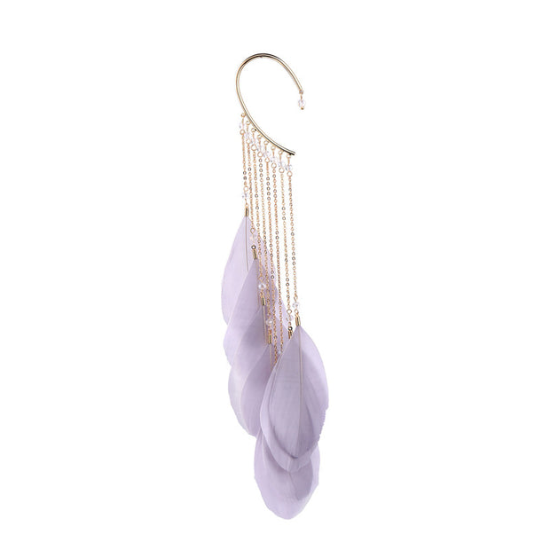 Feather Tassel Ear Cuff