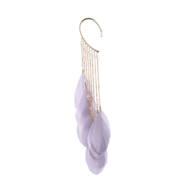 Feather Tassel Ear Cuff