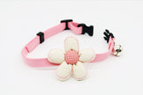 Chic Floral Bell Collar for Pets