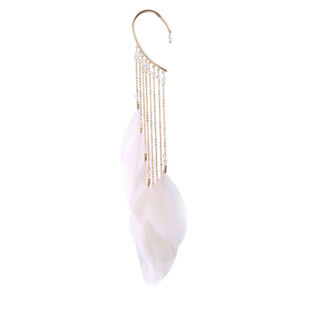 Feather Tassel Ear Cuff