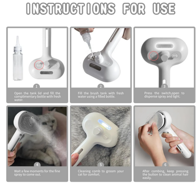 HydroGroom Pet Brush 🐾