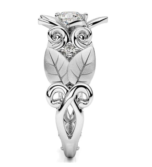 Vera Proposal Ring | Floral Sterling Silver Engagement Ring with AAAAA CZ