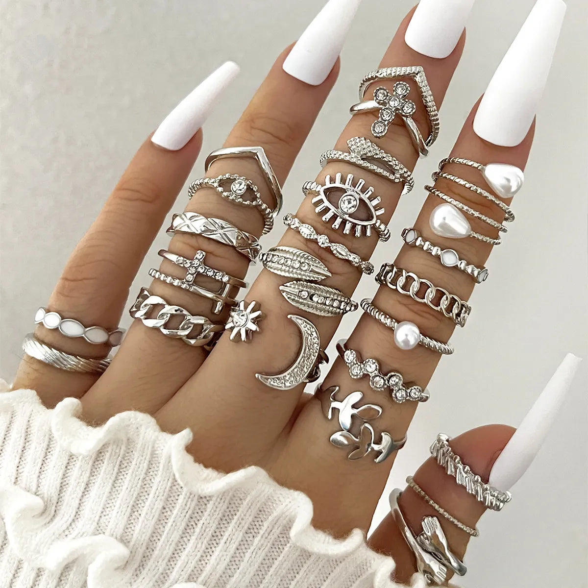 Trendy Knuckle Topper Ring Set