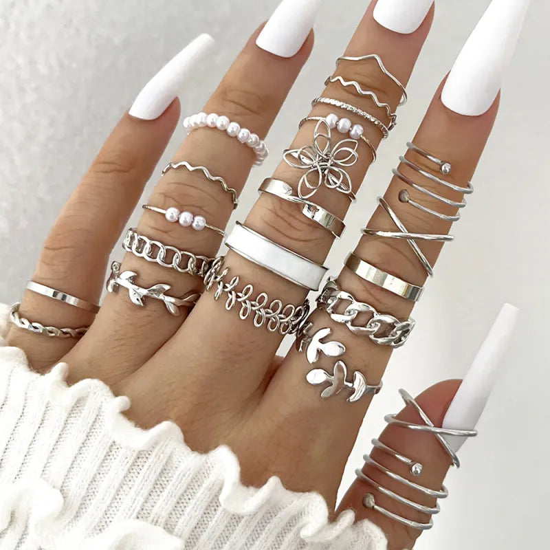 Trendy Knuckle Topper Ring Set