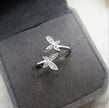 AURA BUTTERFLY SILVER RING