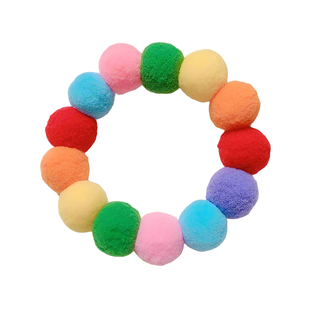 Pom Pom Bloom Collar 🌈🐾
