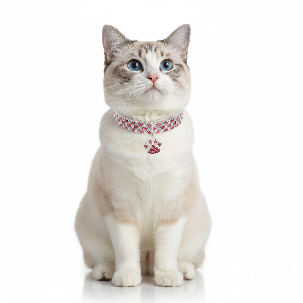 Pawdora Crystal Bone Collar