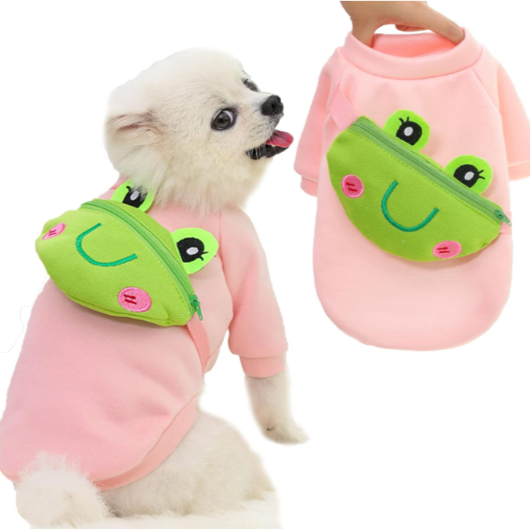 Froggy Fun Pocket Tee – Pink