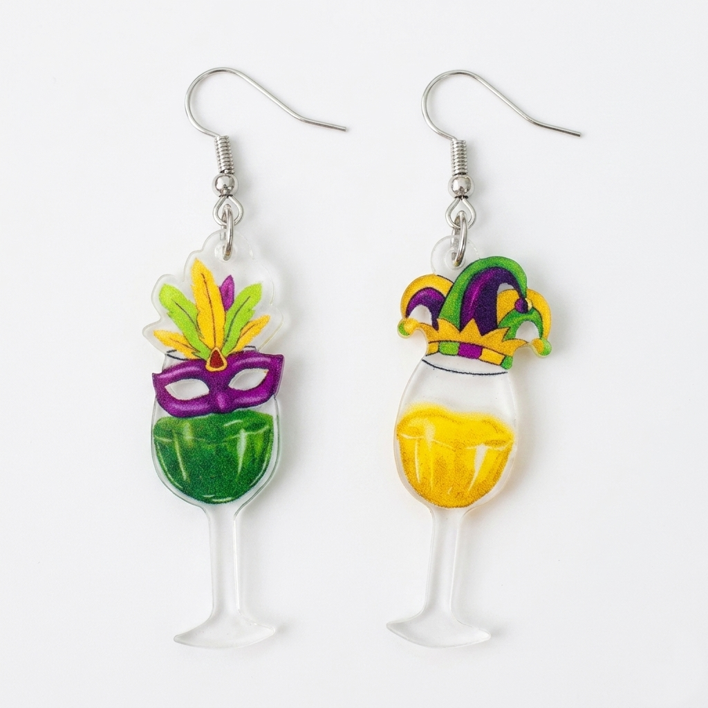 Carnival Cocktail Drop Earrings