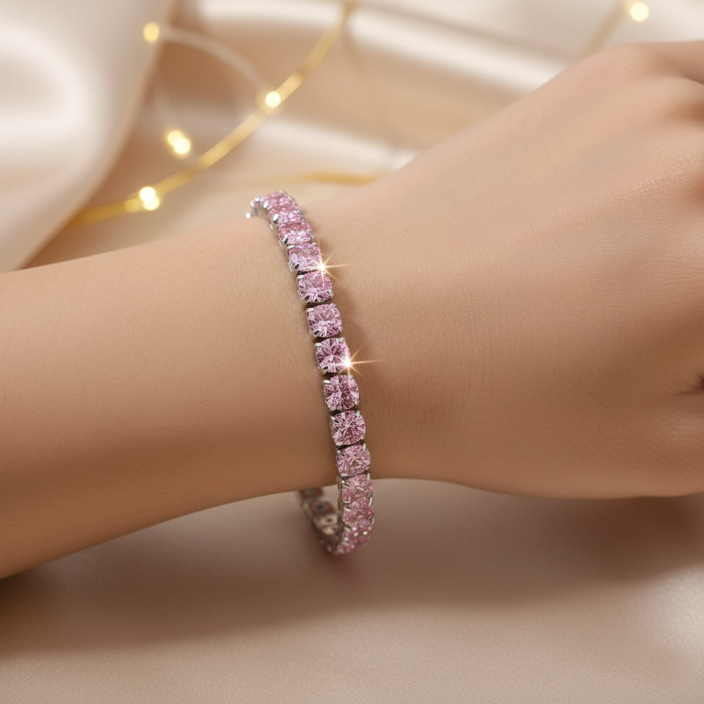 GlowRow Bracelet - Blush Brilliance🌸