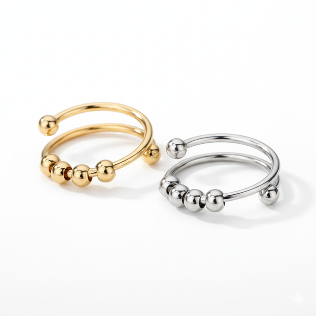 The CalmSpin Ring | Anti-Anxiety Stainless Steel Jewelry