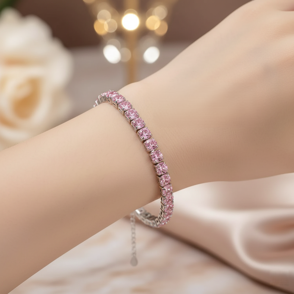 GlowRow Bracelet - Blush Brilliance🌸