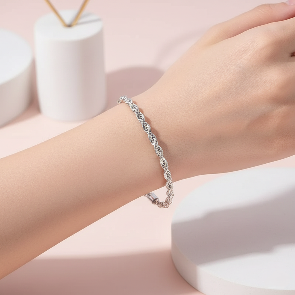 Aurum Rope Chain Bracelet