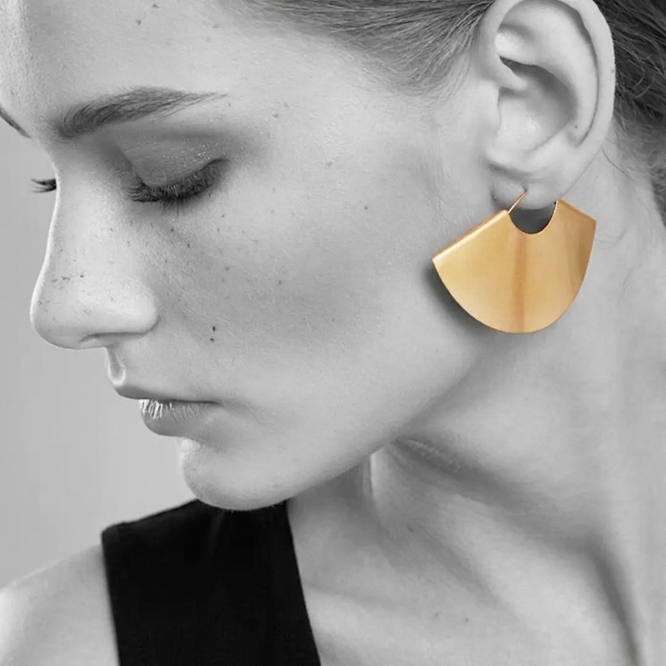 Fan Drop Earrings