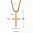 The Divine Drip Cross | Iced Out Pendant