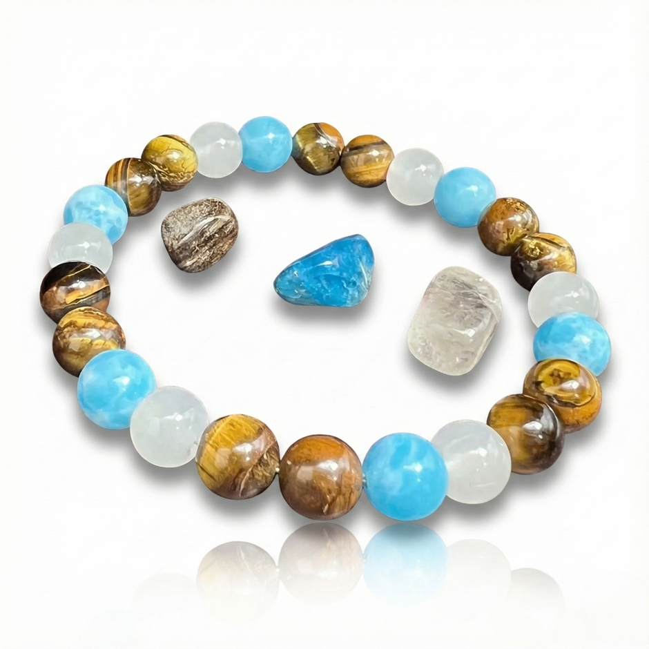 Tiger Eye Beaded Men's Bracelet