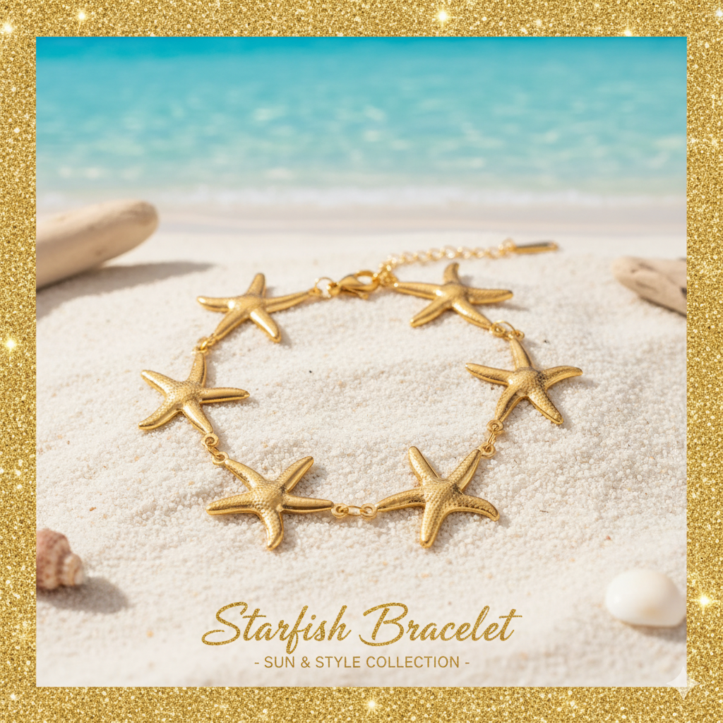 Stella Maris Adjustable Starfish Bracelet