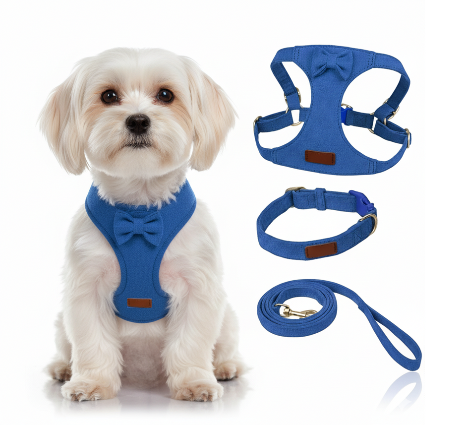 (No Pull | No Escape) 3-Point Dog Harness Vest