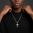 The Divine Drip Cross | Iced Out Pendant