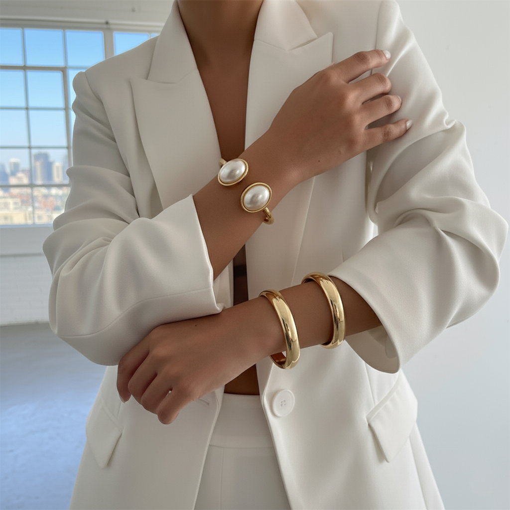 Pearl Embrace Cuff