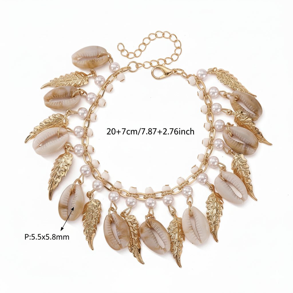 Bohemian Shell Anklet