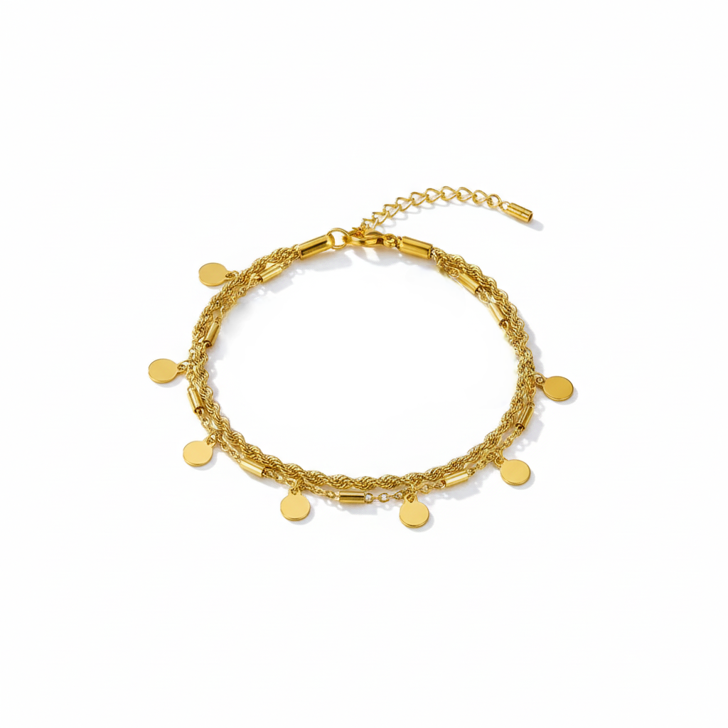 Glimmer Disc Anklet