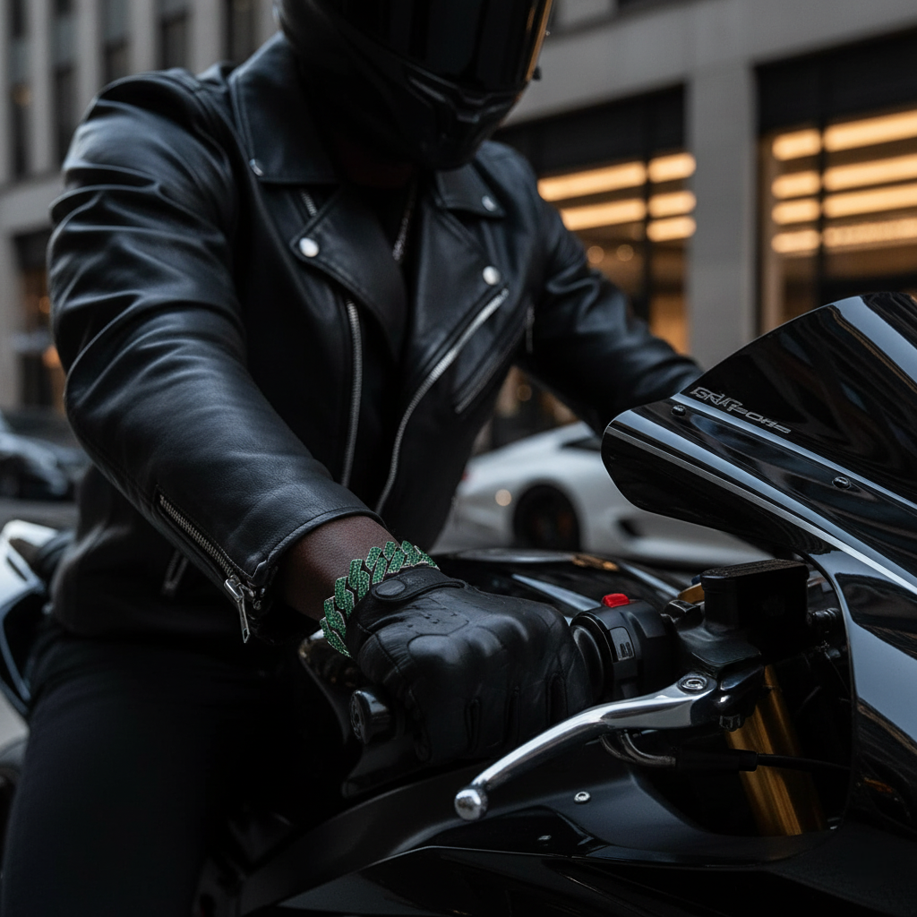 Emerald Iced Cuban Bracelet💎