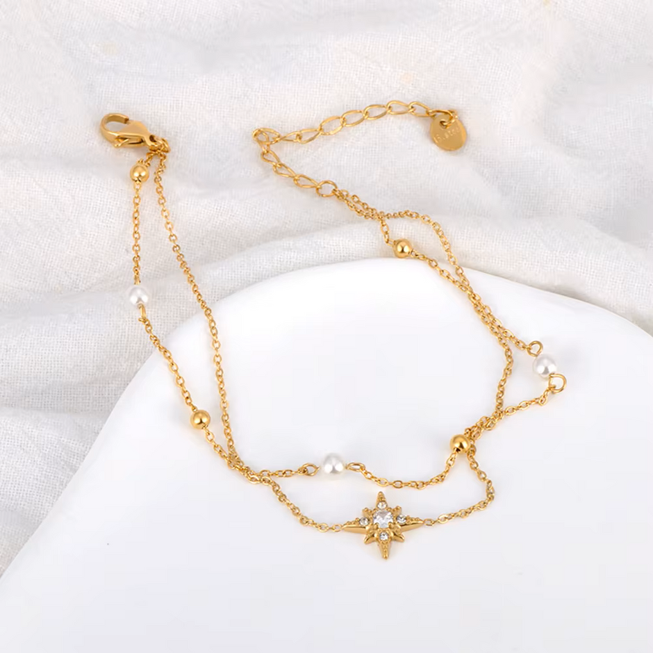 Stella Pearl Anklet
