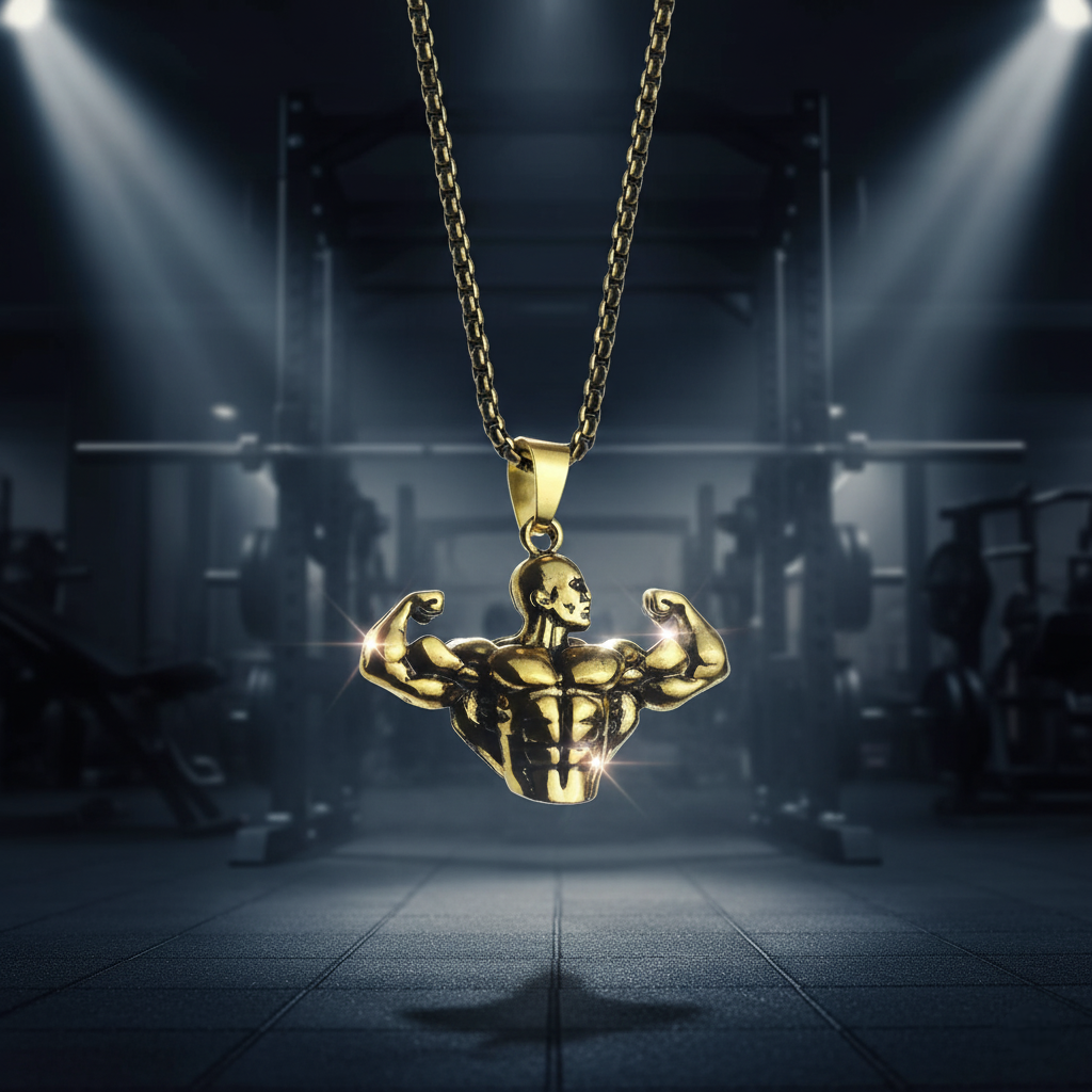 Titan Pendant 💪 | Bodybuilding Muscle Arm Necklace