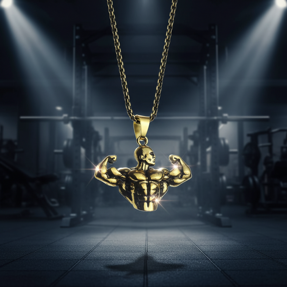 Titan Pendant 💪 | Bodybuilding Muscle Arm Necklace