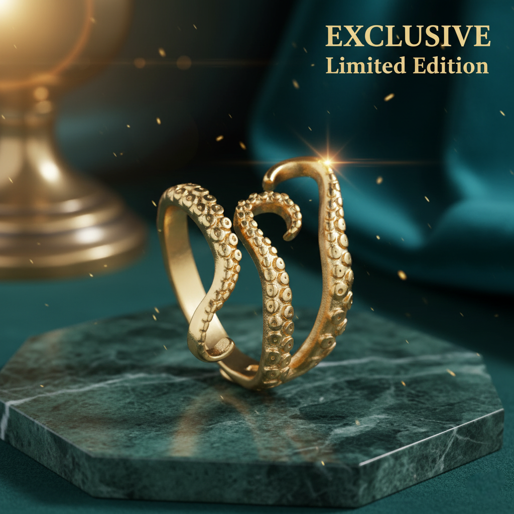 Tentacle Embrace Ring