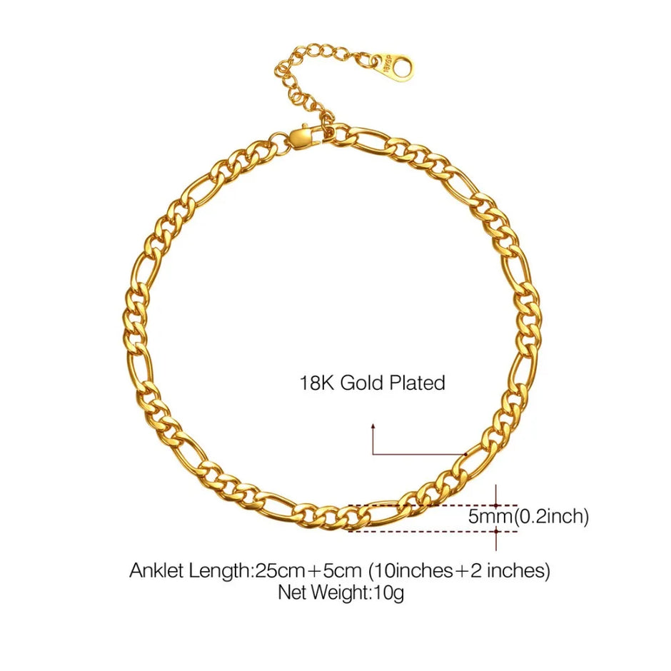 Aurelia Figaro Chain anklet