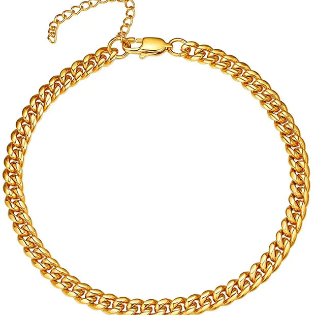 The Fortis Cuban Link Anklet