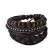 Chic Multilayer Leather and Bead Bracelet
