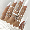 Trendy Knuckle Topper Ring Set