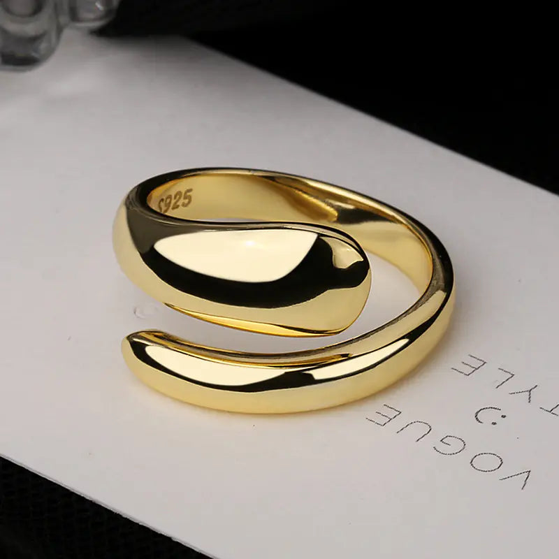  Luxury Silver Water Drop Ring
This ring is crafted from high-quality S925 sterling silver, ensuring a hypoallergenic, durable, and radiant accessory. Its adjustable open band allows a custom fit for most sizes, making it an ideal choice for daily wear.