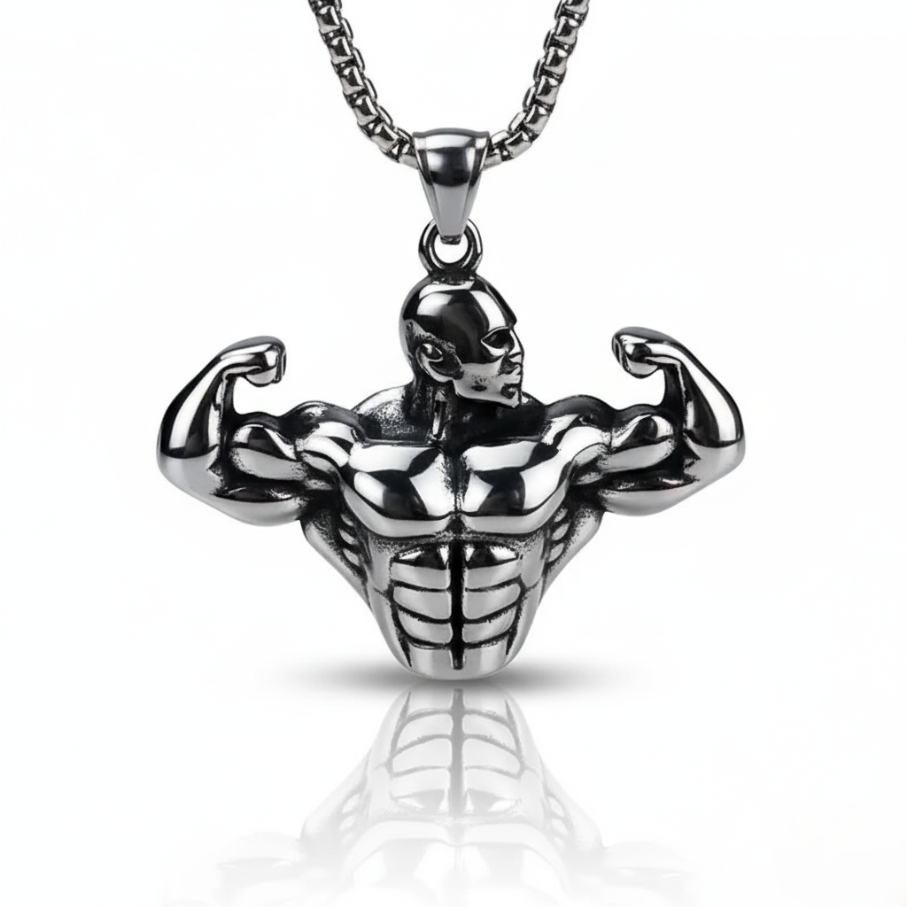 Titan Pendant 💪 | Bodybuilding Muscle Arm Necklace