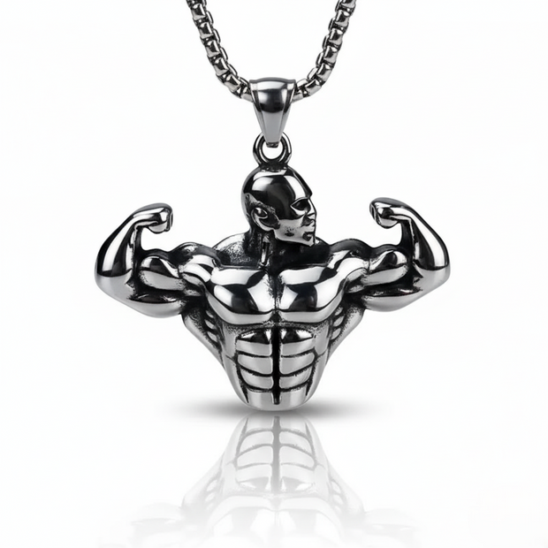 Titan Pendant 💪 | Bodybuilding Muscle Arm Necklace