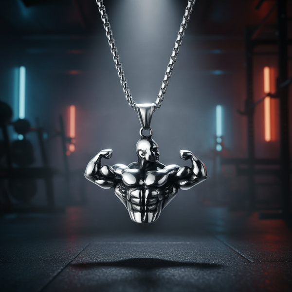 Titan Pendant 💪 | Bodybuilding Muscle Arm Necklace
