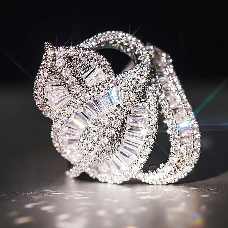 diamond ring on a dark background