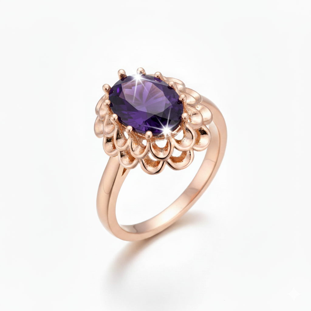 Amara Amethyst Ring
