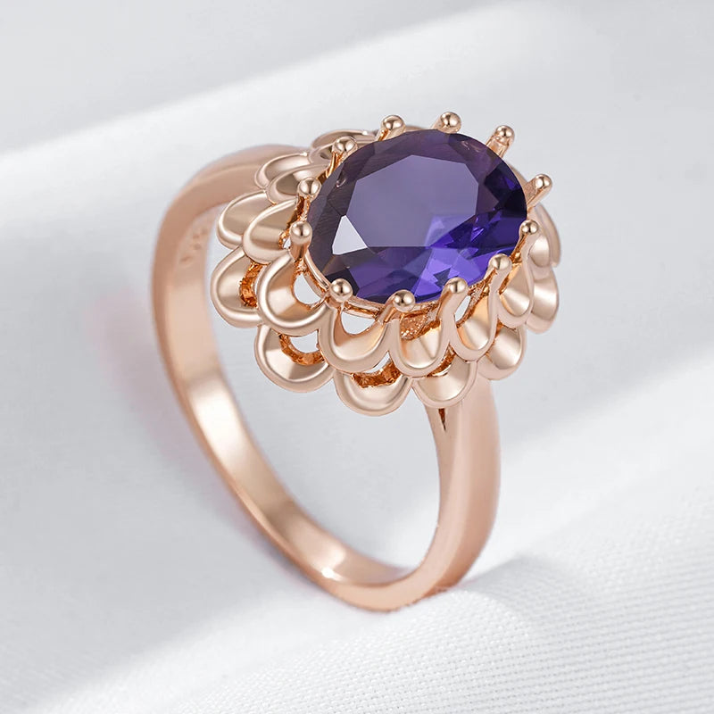Amara Amethyst Ring