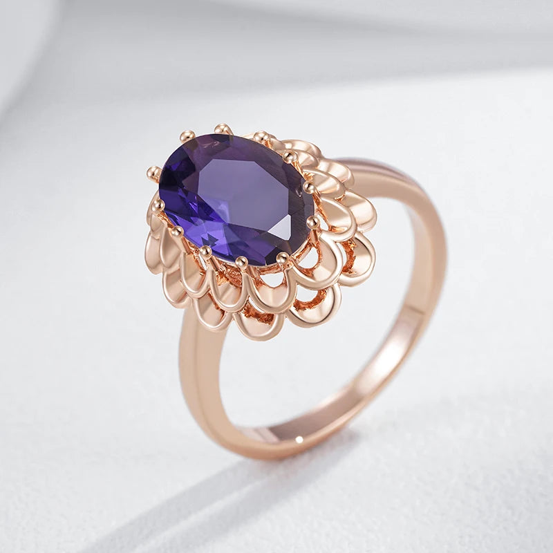 Amara Amethyst Ring