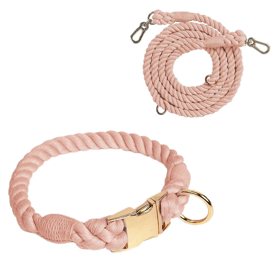 CotonBraid Collar & Leash Set