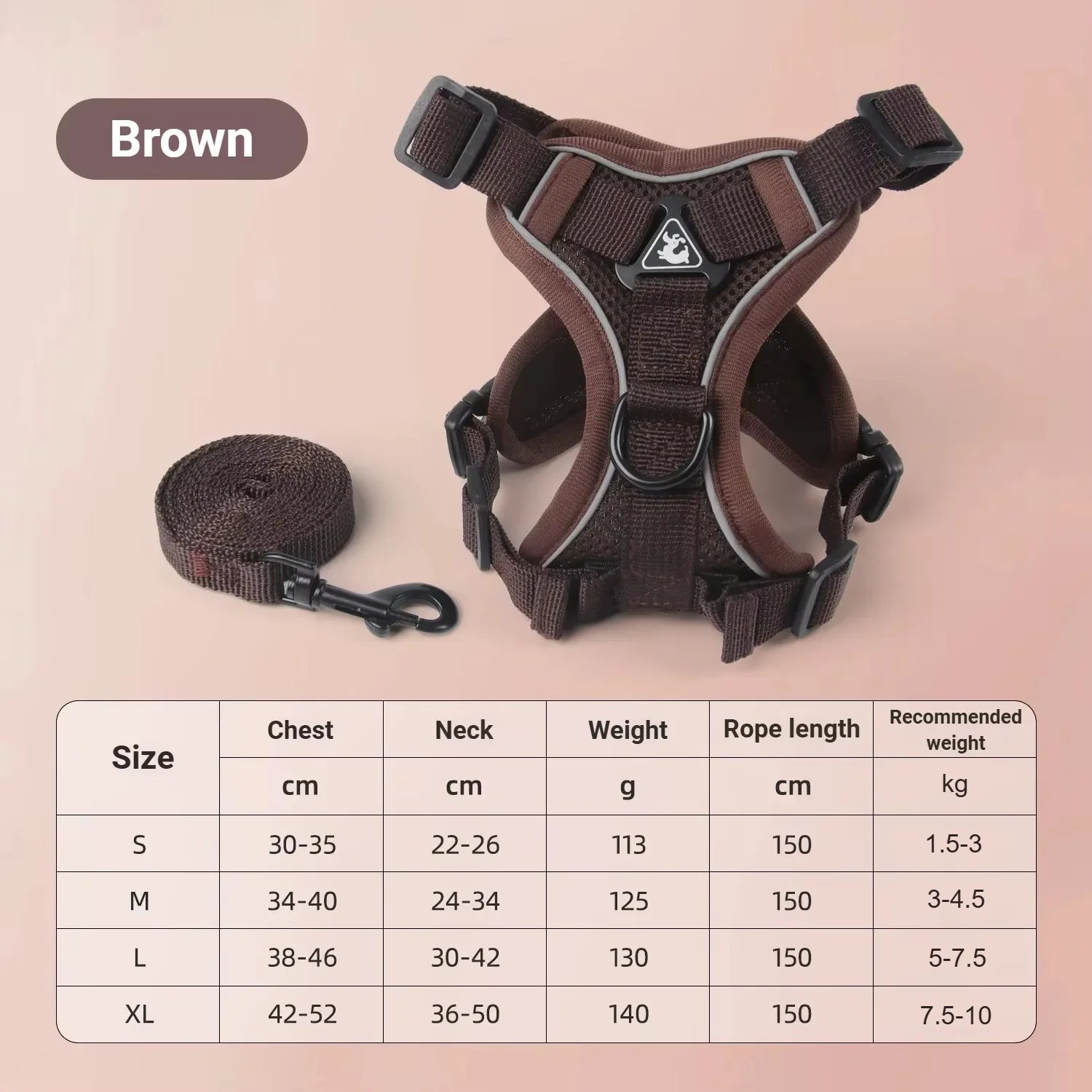 BreezeGuard Mesh Harness & Leash Set