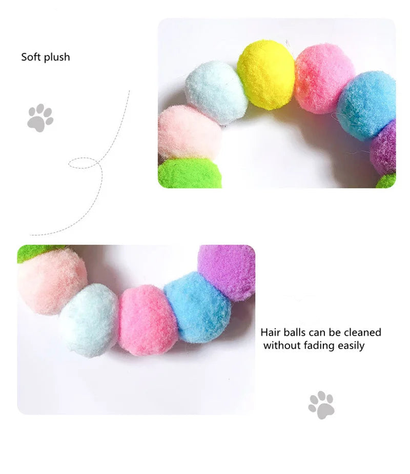 Pom Pom Bloom Collar 🌈🐾