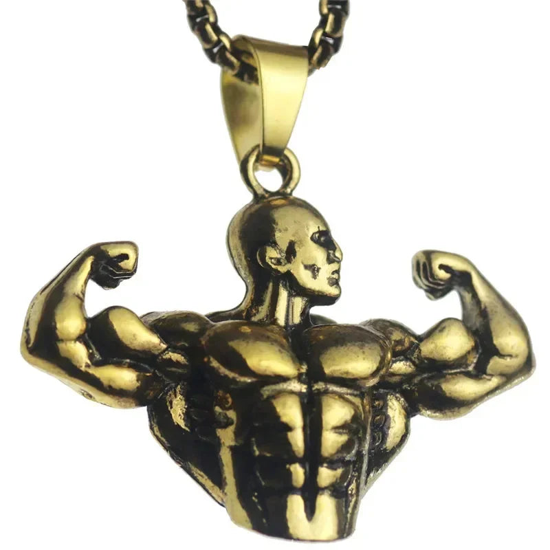 Titan Pendant 💪 | Bodybuilding Muscle Arm Necklace