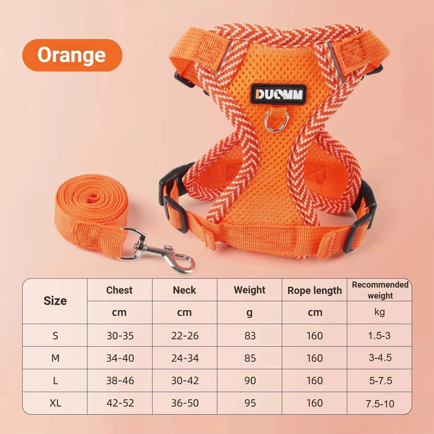 BreezeGuard Mesh Harness & Leash Set